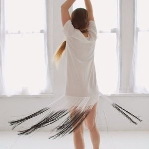 Raquel Allegra Fringe Dress